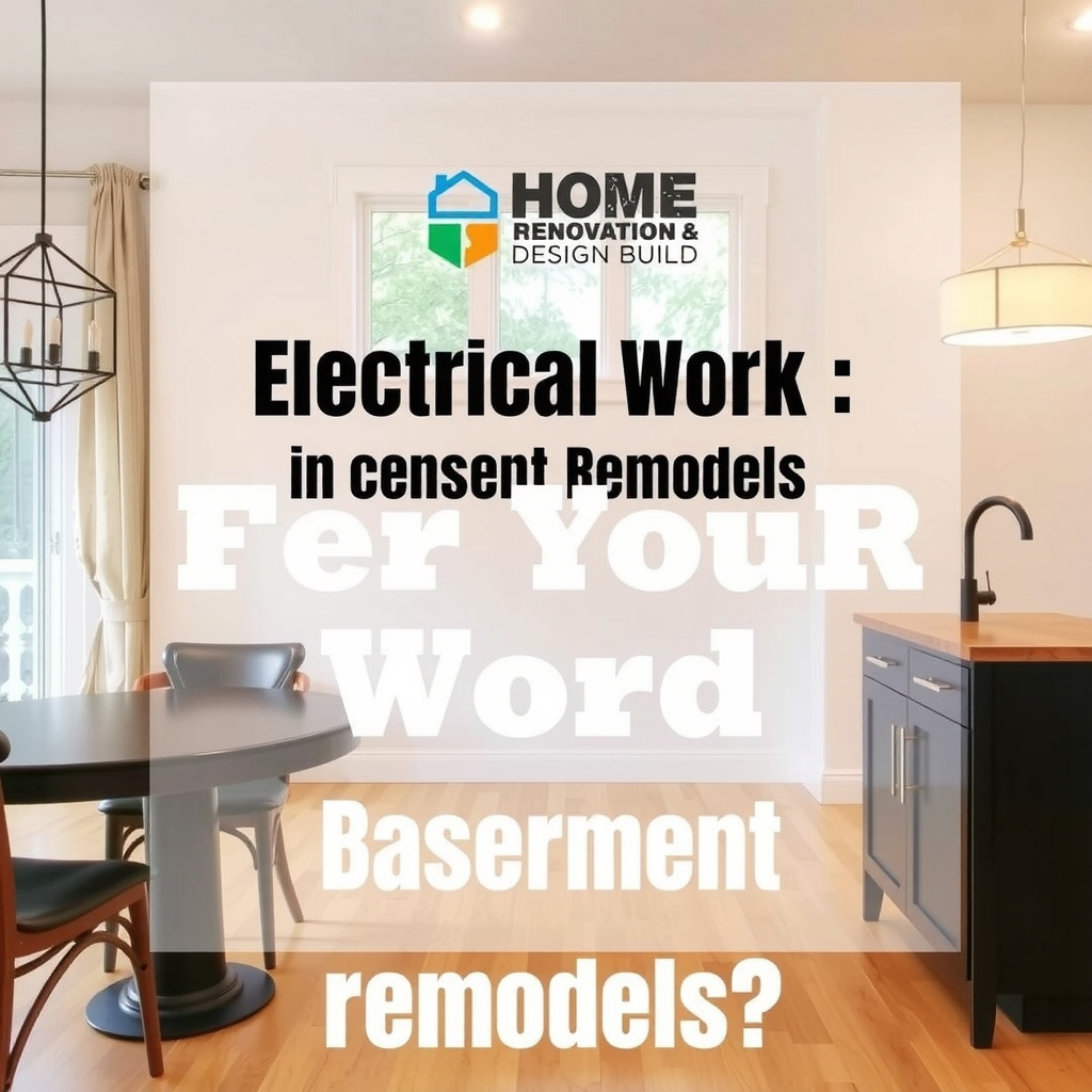 Does HOME Renovation & Design Build Handle Electrical Work in Basement Remodels? - image 1